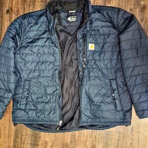 Carhartt Men's Navy and Blue Jacket